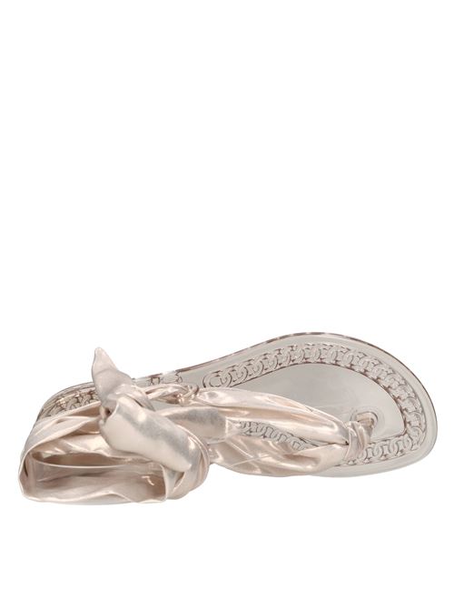 Sandali flat Jelly in PVC e tessuto CASADEI | 2Y398K0101Y281DY1ORO ROSA